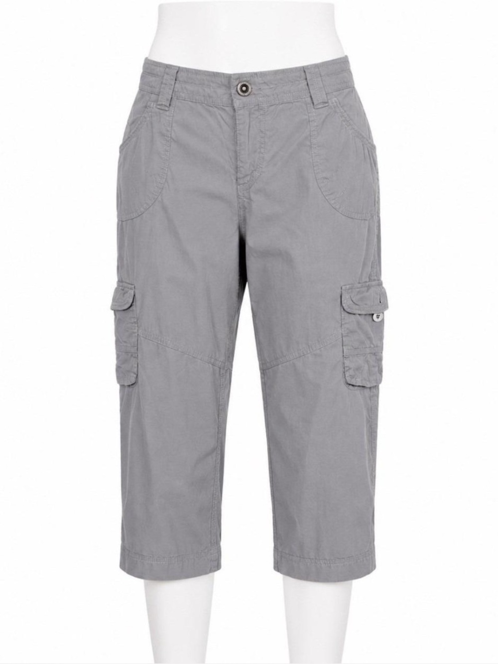 Kuhl Gray Capri Hiking Pants Cargo Capris Womens Size 10 Outdoor Adventure